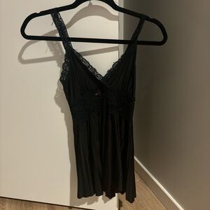 Black flowy top/lingerie